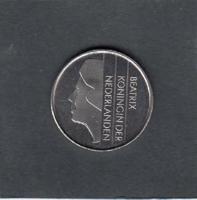 Beschrijving: 1 Gulden BEATRIX